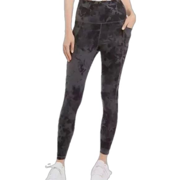 Danskin Ladies Leggings High Rise Tight Side Pockets Size XL 16 NWT - Picture 2 of 8